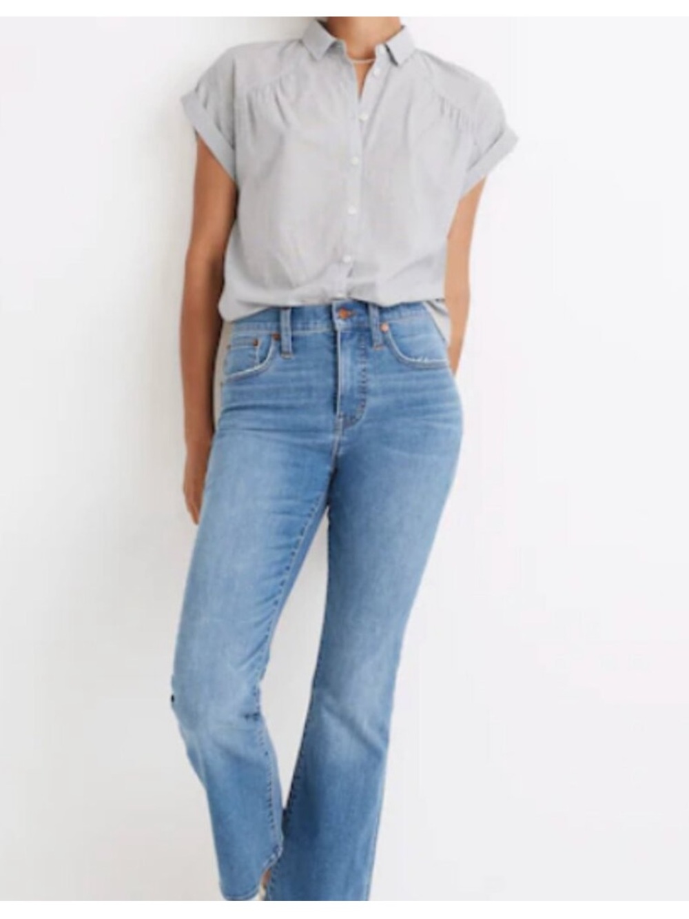 Madewell Cali Demi Boot Jeans 27T